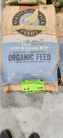 Scratch & Peck Naturally Free Org Grower - 40lbs