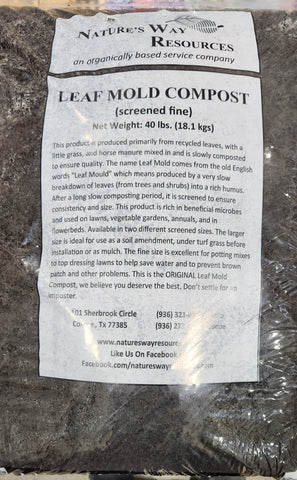 leaf mold potting mix Natures way resources Leaf mold compost – DFW Organic Growing